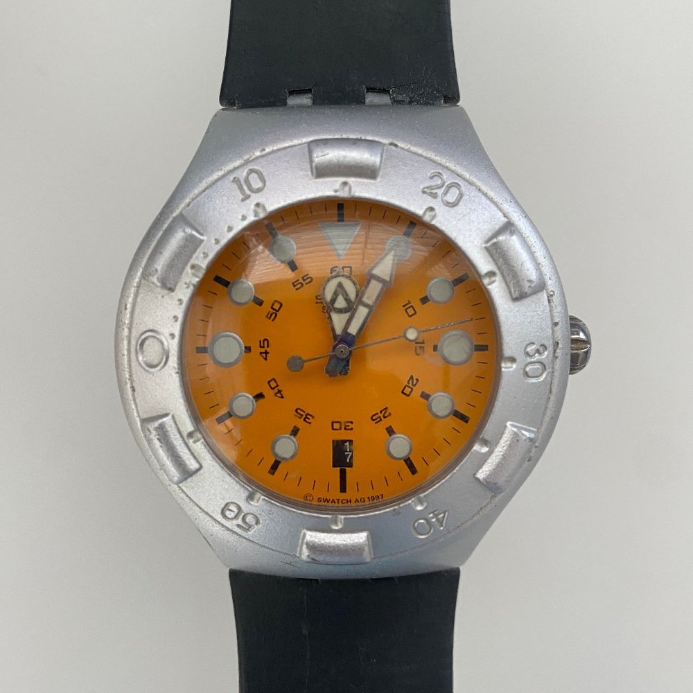 Vintage Swatch Irony Scuba 200 Aluminum Watch